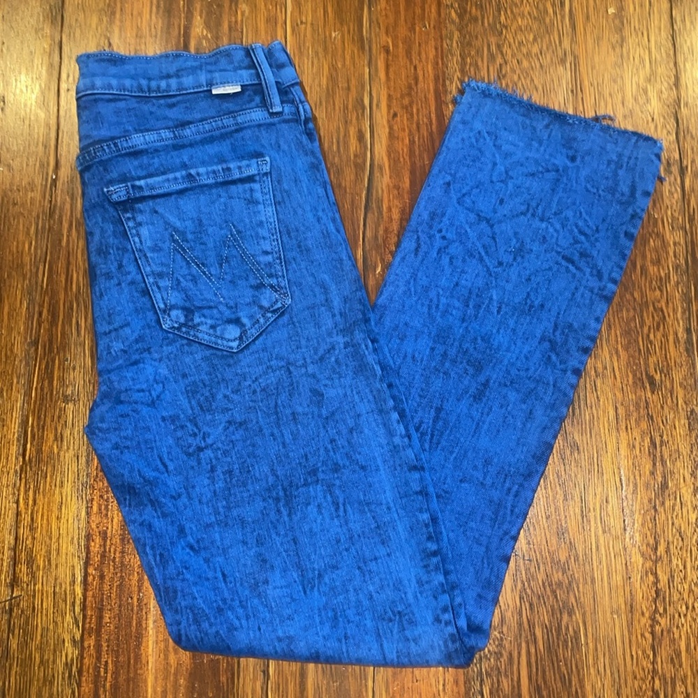 NWOT MOTHER DENIM The Rascal Ankle Fray, Love on the Rocks, Size 28 - Picture 5 of 15